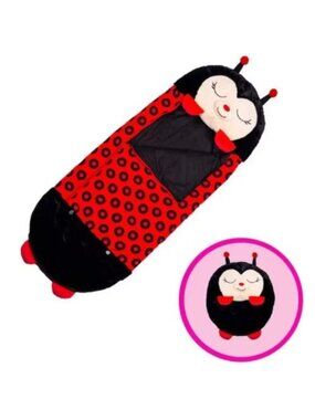 Happy Nappers Ladybug 2-in-1 Playful Pillow Sleeping Bag